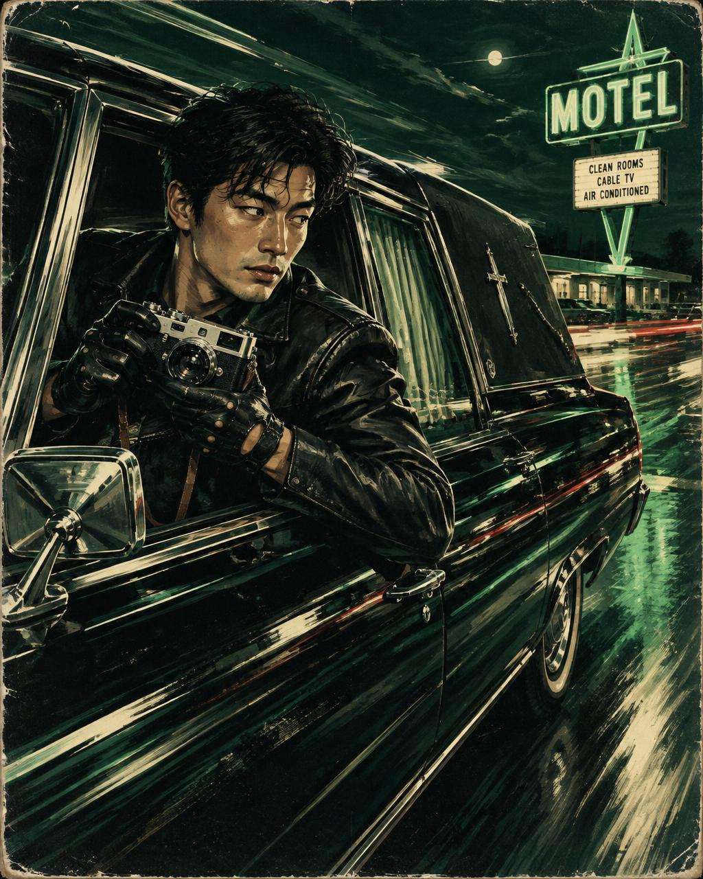 Illustrated portrait of Fast Hao